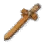 Old Practice Wooden Sword
