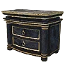 Keplan Marble Decorated Bedside Table