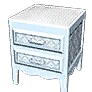 Platinum Bedside Table