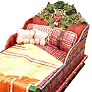 Christmas Decorated Bed