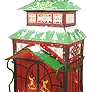 Christmas Decorated Wardrobe