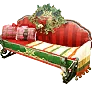 Christmas Decorated Sofa