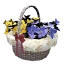 Spring Picnic Flower Basket