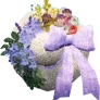 Flower Decorated Straw Hat