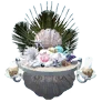 Coral Wall Candle Stand