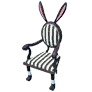 [Sweet Halloween] Black Bunny Chair