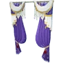 [Sweet Halloween] Violet Tab Wrinkled Curtain