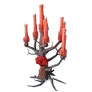 [Spooky Halloween] Creepy Tree Red Candlestick