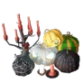 [Spooky Halloween] Creepy Pumpkin Candlestick