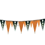 [Spooky Halloween] Stripe Pattern Flag Wall Deco