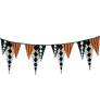 [Spooky Halloween] Diamond Pattern Flag Wall Deco