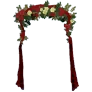 [Spooky Halloween] Rose Flower Wall Deco