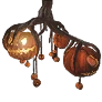 Halloween Pumpkin Chandelier