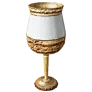 Golden Sunset Wine Glass