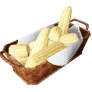 Golden Sunset Corn Basket