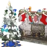 Tree and Fireplace Set