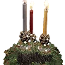 Christmas Pine Cone Candle