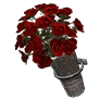 Red Rose Wall Ornament