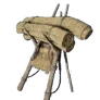 [Manor] A-frame Carrier Loaded with Straw Mats