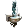Wall-Mounted Mermaid Fountain Statue