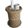 Small Wicker Table with Tokkuri