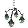 Xian Workshop Chandelier (Green)