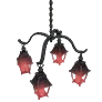 Xian Workshop Chandelier (Red)