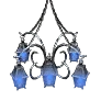 Serendian Chandelier (Blue)