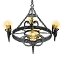 Valley Lily Workshop Chandelier (Fluorescent)