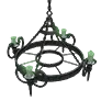 Valley Lily Workshop Chandelier (Green)
