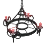 Valley Lily Workshop Chandelier (Red)