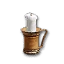 Handled Brass Candlestick
