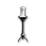 Long Tin Candlestick