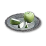 Bowl of Peeled Blue Fruit
