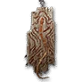 Wooden Amulet of War Ornament