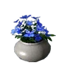 Blue Mist Flower Vase
