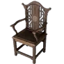 [Manor] Traditional Muntin Chair