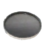 Round White Porcelain Plate