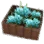 Sky Blue Flower Crate