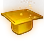 Golden Graduation Cap