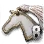 Horse Emblem: White Horse (Tier 8) - Black Desert Remastered