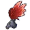 [Donkey] Light Red Plumed Champron