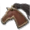 Horse Emblem: Black-Maned Brown Horse