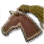 Horse Emblem: Golden-Maned Brown Horse