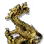[Level 5] Faded Gold Dragon Figurine
