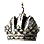 Silver Mane Horse Crown