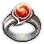 Red Sand Crystal Ring