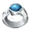 Translucent Ocean Sapphire Ring