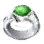 Placid Forest Emerald Ring