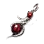 Asula's Crimson Eye Earring